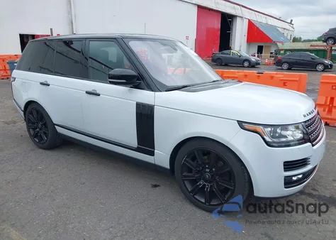 2016 Land Rover Range Rover 3.0L V6 Turbocharged Diesel Hse Td6 z USA, uszkodzony, nr VIN SALGS2KF9GA258617